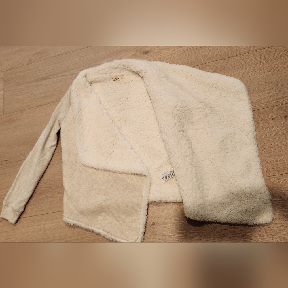 Hollister Cozy Cream Open Front Cardigan - Picture 5 of 5